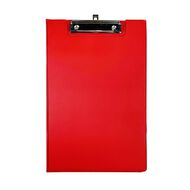 WS Clipboard Double PVC Red Foolscap
