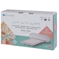 Silhouette Portrait Electrostatic Mat White