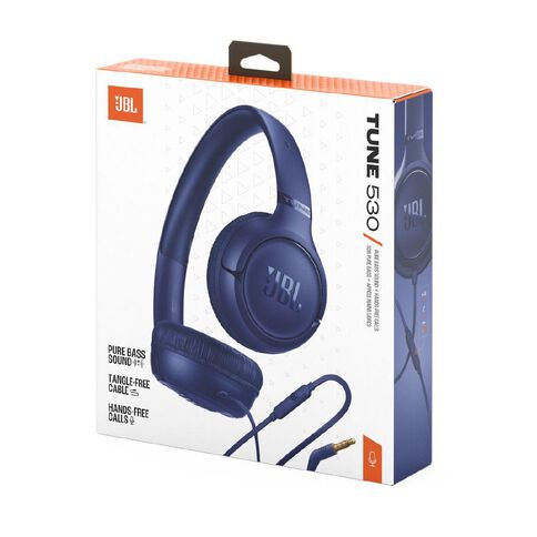 JBL JBL Tune 530 Wired 3.5Mm On-Ear Headphones - Blue