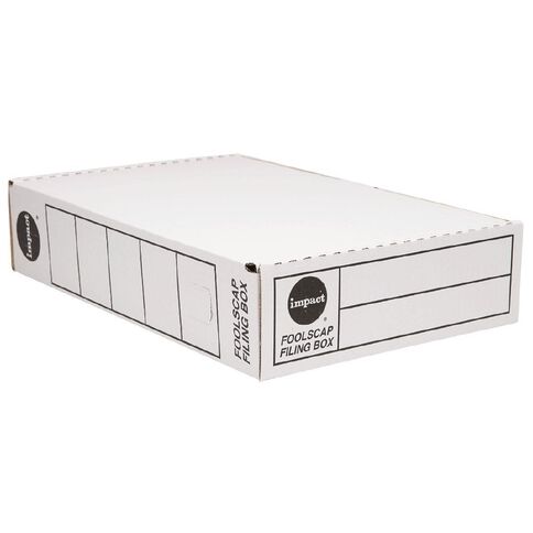 Impact Foolscap Storage Box White