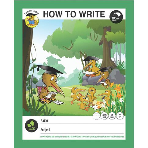 Clever Kiwi How To Write Book 14mm 64 Page Multi-Coloured