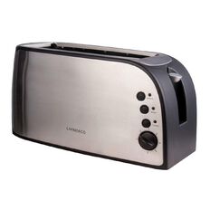 Living & Co Toaster Long 4 Slice Stainless Steel