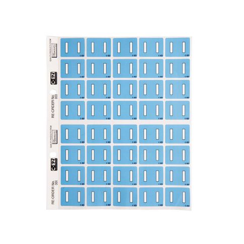 Filecorp Coloured Labels I Blue Mid