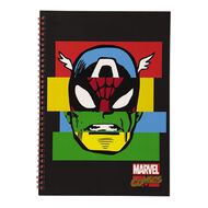 Marvel Kids Avengers Face Notebook Red Mid A4