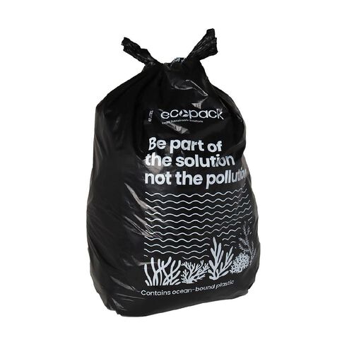 Ecopack Ocean-Bound Plastic Recycled Bin Liners 60L