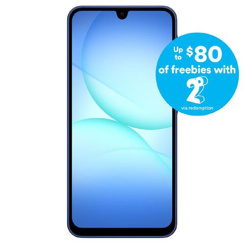 Samsung Galaxy A17 5G 128GB with 2degrees Sim Bundle Blue Samsung Galaxy A17 5G 128GB with 2degrees Sim Bundle Blue