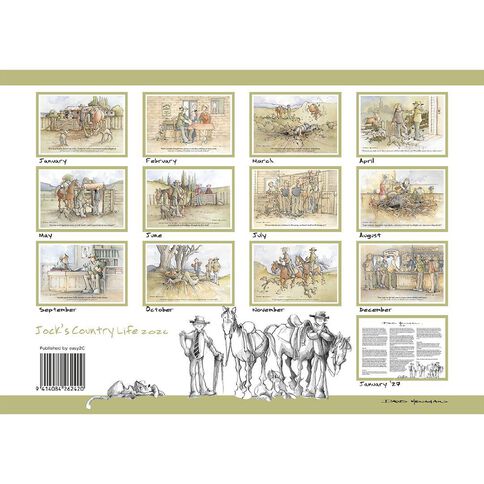 Easy2C 2026 Calendar Jocks Country Life