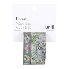 Uniti Nature Washi Tape Forest 2 Pack