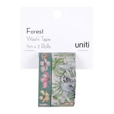 Uniti Nature Washi Tape Forest 2 Pack