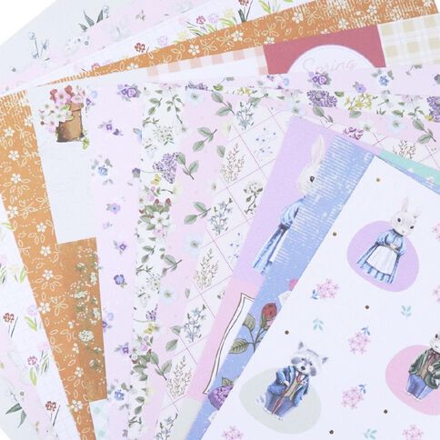 Uniti Bunny Paper Pad 12X12 In