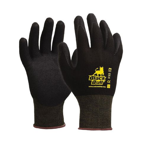 Esko Black Bull Sandy Nitrile Coated Tradesman Glove