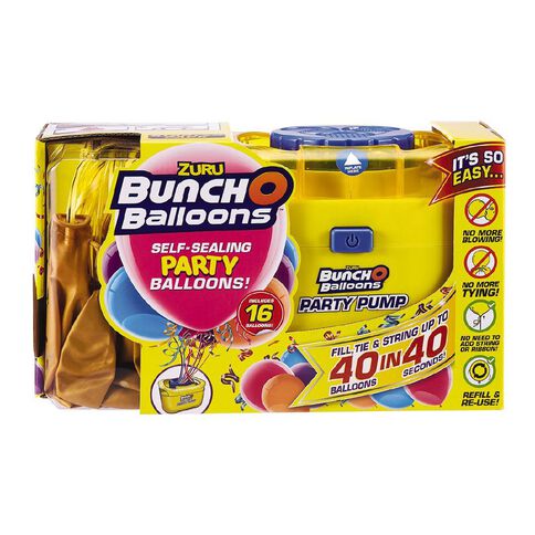 Zuru Bunch O Balloons Self-Sealing 16 Balloons & Pump Pack