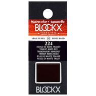 BLOCKX Watercolour Half Pan S2 224 Transparent Mars Red Red