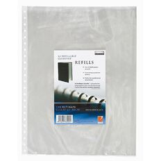 Eastlight Refills Refillable Display Book 10 Pack Clear A3