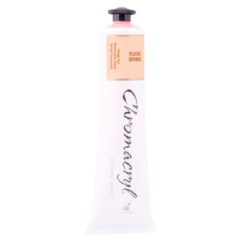Chromacryl Acrylic Paint Orange/Fluro 75ml