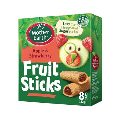 Mother Earth Fruit Sticks Apple & Strawberry 152g