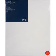 Uniti Value Blank Canvas 16in x 20in 4 Pack