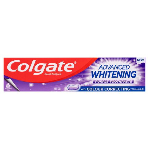 Colgate Adv Whitening Purple Toothpaste 120g