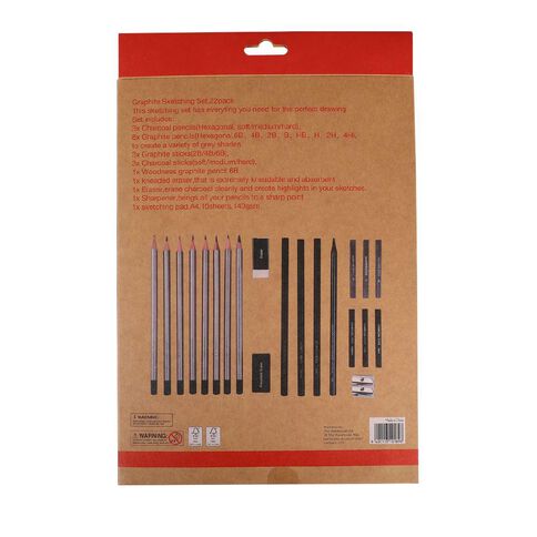 Graphite Sketching Set 22 Pack