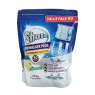 Shotz Dishwash Pods Bulk Pack 90s