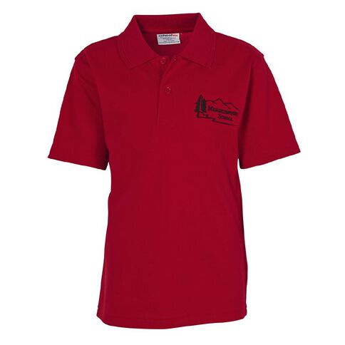 Schooltex Mangatawhiri School Short Sleeve Polo with Embroidery