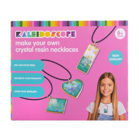 Kaleidoscope Kal Myo Resin Crystal Necklace