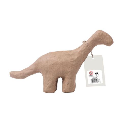 Paper Mache Dinosaur Approx L28 X W7.5 X H16.3cm 1pc Little Birdie