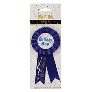 Party Inc Birthday Badge 15cm Blue Mid