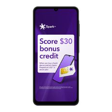 Samsung Galaxy A06 5G with Spark and Skinny Sim Black