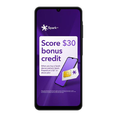 Samsung Galaxy A06 5G with Spark and Skinny Sim Black