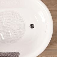 Living & Co Bath Mat Round Clear 50cm