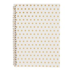 Uniti Kiwi Breeze Notebook Softcover With Elastic Gold Dots White A4