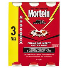 Mortein Control Bomb 3x125g