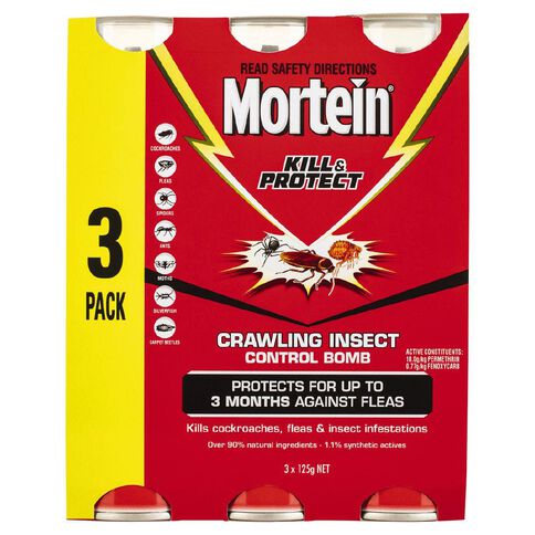 Mortein Control Bomb 3x125g