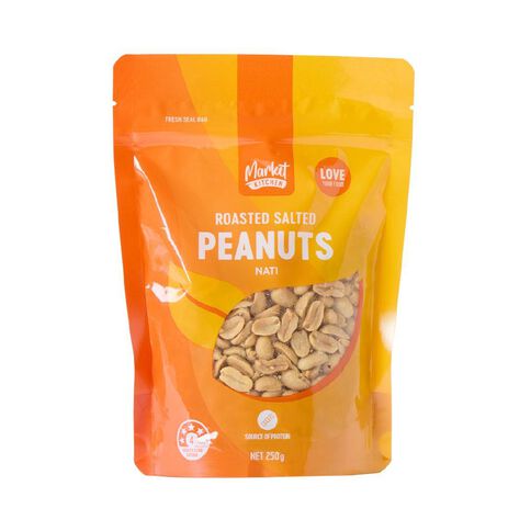 Market Kitchen Roasted & Salted Peanuts 250g