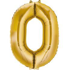 Anagram #0 Foil Balloon Supershape 36in Gold