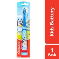 Colgate Kids' Junior Bluey Battery Powered Electric Toothbrush 1 Pack