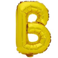 Artwrap Foil Balloon B Gold 35cm