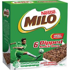 Milo Cereal Snack Bars 6 Pack