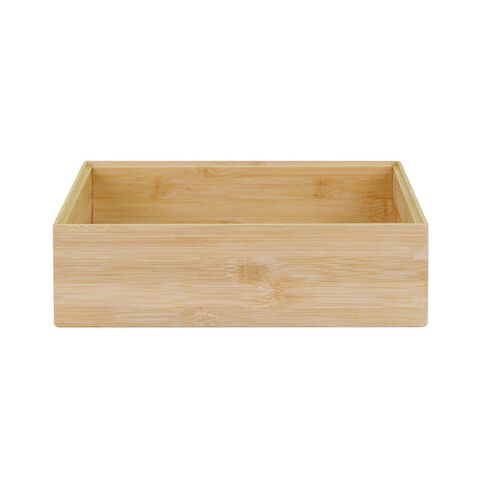Living & Co Naturals Bamboo Medium & Wide Deep Drawer Organiser