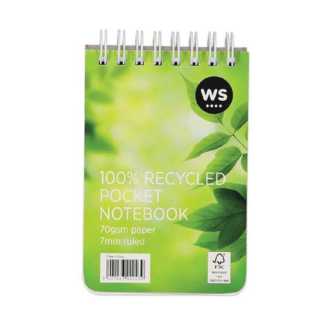 WS Pocket Notebook Green Light