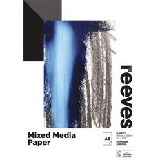 Reeves Mixed Media Pad 200gsm 15 Sheets A3