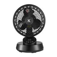 Kensington Air Circulator Desk Fan 20cm Black
