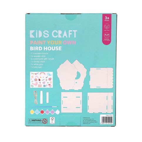 Paint Your Own Bird House