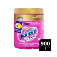 Vanish Napisan Oxi Action Gold Stain Remover Powder Laundry Booster 900g