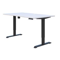 Accent Quick Ship Electric Desk Black/Snow 1800 x 800