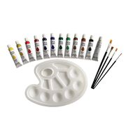 Uniti Acrylic Paint Palette and Brush Box Set
