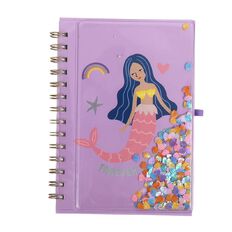 Uniti Kids Mermaid Sequin Notebook A5