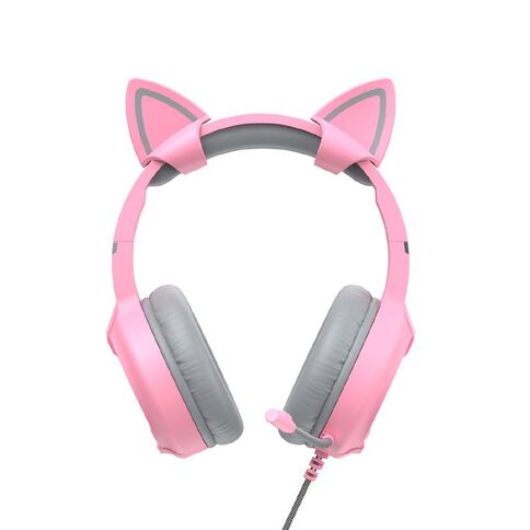 Playmax Pink Taboo Cat Headphones