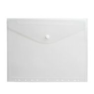 WS Domed Document Wallet Clear A4